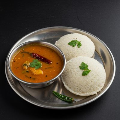 Idli Sambar (2 Idli)